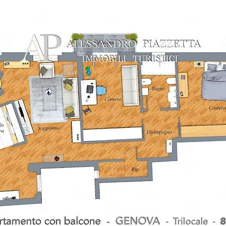 Ferienwohnung Casa Ri Al Mare Genua Exterior foto
